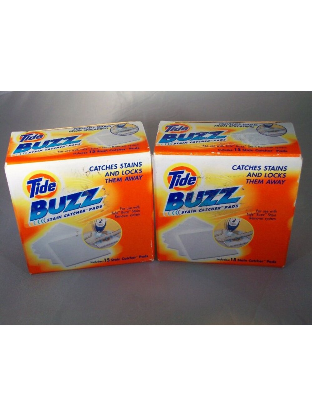 Tide BUZZ Ultrasonic Stain Catcher Pads Set of 2 Boxes of 15 S5688